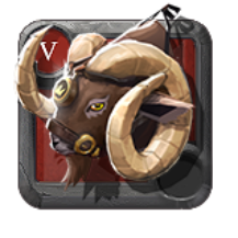 Saddled Bighorn Ram